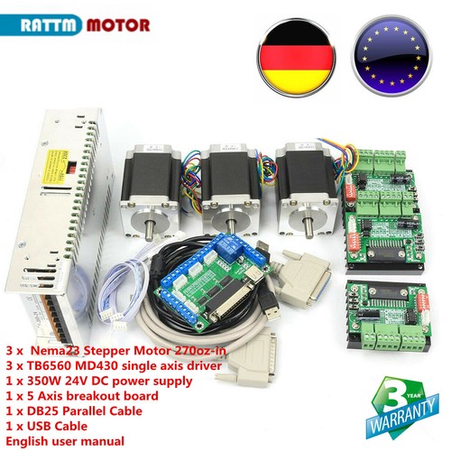 Axis nema23 76mm stepper - 3,